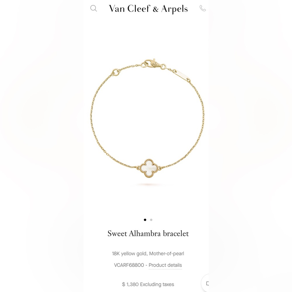 Van Cleef Sweet Alhambra bracelet